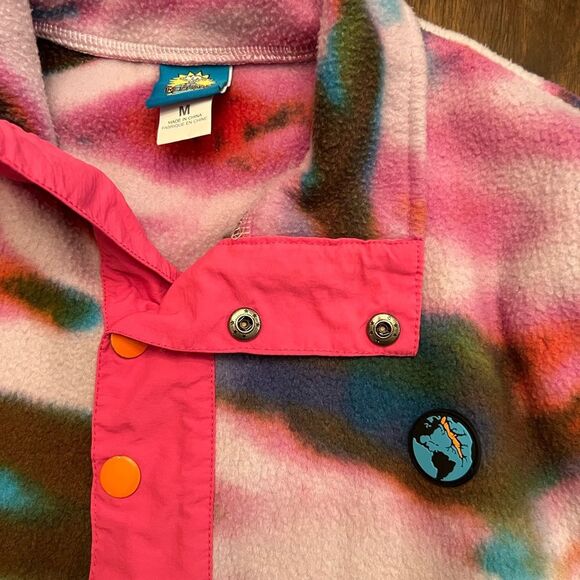 Teenage Tie Dye Tech Fleece Jacket Zumiez - Picture 2 of 4